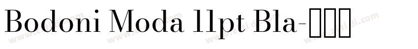 Bodoni Moda 11pt Bla字体转换